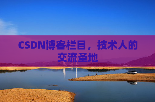 CSDN博客栏目，技术人的交流圣地